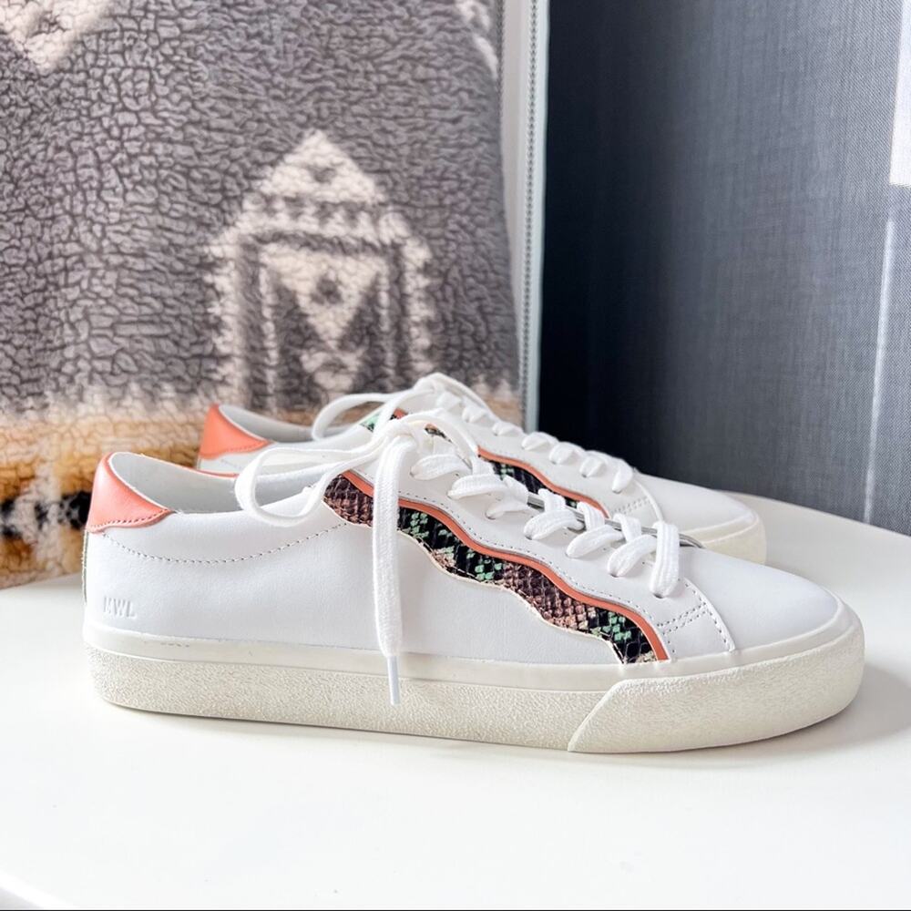 Madewell Sidewalk Papacord Sweet Tulip Low Top Sneakers Women’s Size 9.5 Men’s 8 - Picture 2 of 9